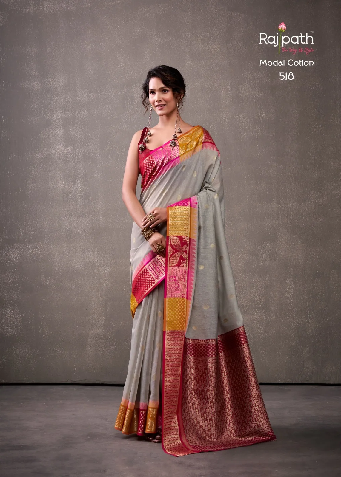 Buy Tuti Fruti Silk Premium Saree in Surat - Reseller Bazzar